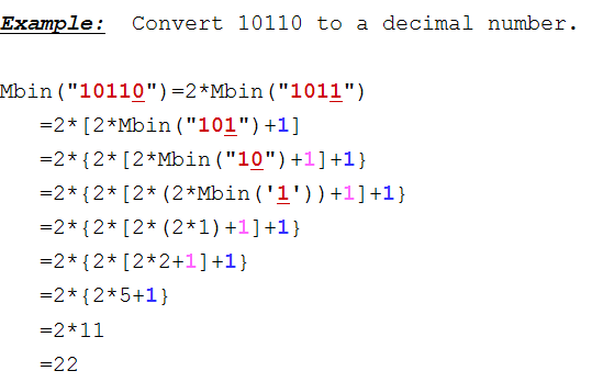 Convert Binary to Decimal