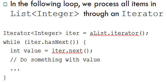 The Iterator