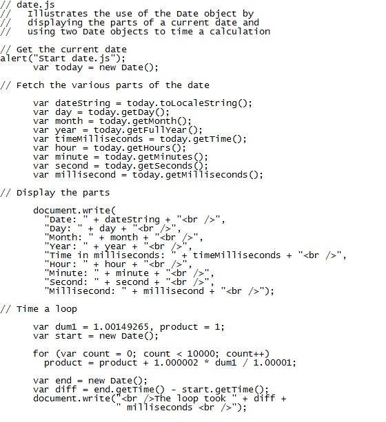 Control Statements